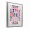 Stupell Industries Floral I Love Books Framed Print Under Glass, design by Vanessa Stoilova
